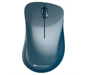 Canyon MW-11 Niagarablau / Kabellose optische Maus / Pixart 3065 / 1200 dpi / 3 Tasten / USB