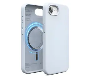 Elago Silikonhülle Hellblau / Silikonhülle / Apple iPhone 16e, 17e / MagSafe