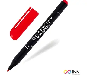 Centropen 2846 orange / Permanentmarker / Zylindrische Spitze / Linienbreite 1 mm / 10 Stück.