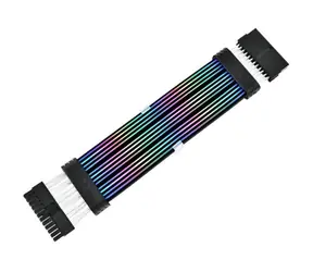 Thermaltake Mod ARGB Schwarzes Cable 24-Pin schwarz / Stromkabel / ARGB / 18 AWG / 285 mm
