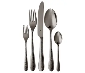 WMF Besteckset Sitello Midnight Edition / 30-teilig / Edelstahl / 6 Personen