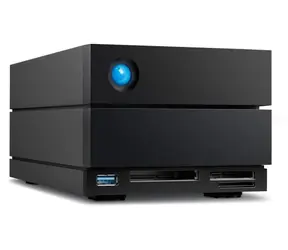 LaCie 2big Dock 16 TB schwarz / Dockingstation mit Festplatte / 3,5" / Thunderbolt 3 / USB-C