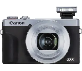 Canon PowerShot G7X Mark III silber / Kompaktkamera / 4,2-facher Zoom / 3"-Touchscreen-LCD / 4K / WLAN / Bluetooth
