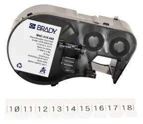 BRADY Etiketten für M410/BMP41/M510/BMP51/BMP53/M511 (M4C-318-498) / Etiketten / Selbstklebend