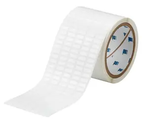 BRADY Glanz-Polyesteretiketten 76 mm / Druckeretiketten / Polyester / weiß / permanent klebend