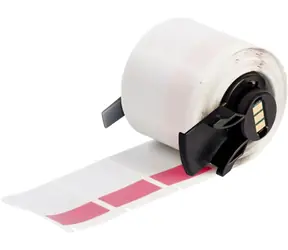 BRADY Selbstlaminierende Vinyl-Etiketten Rot / Druckeretiketten / Vinyl / für M610 / 25,4 × 38,1 mm / 250 Stück/Rolle
