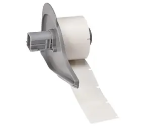 BRADY Selbstlaminierende Vinyl-Etiketten für M710/BMP71 Weiß / Druckeretiketten / 2,54 x 2,54 cm / 250 Stück/Packung