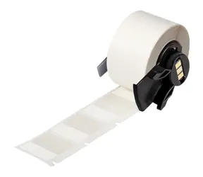 BRADY Selbstlaminierende Vinyl-Kabeletiketten / Druckeretiketten / Vinyl / 25,4 x 31,75 mm / 250 Stück