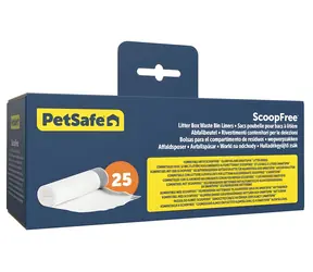 PetSafe ScoopFree Kotbeutel / Kotbeutel / 25 Stück / Für ScoopFree und SmartSpin