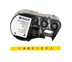 BRADY Etiketten für M410/BMP41/M510/BMP51/BMP53/M511 (M4C-375-595-YL-BK) / Etiketten / Selbstklebend