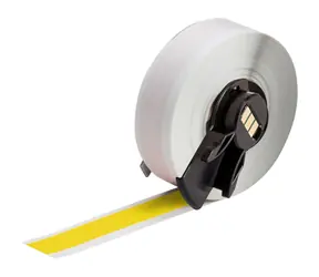 BRADY Allwetter-Vinyletiketten für M610, M611, BMP61 / Druckeretiketten / Gelb / 12,7 mm x 15,24 m