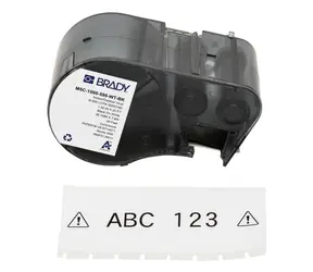 BRADY Vinylklebeband für M510, BMP51, BMP53 und M511 / Etikettendruckerband / Glänzend / Für den Außenbereich geeignet / 3,81 cm