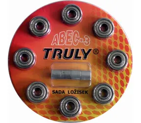 RULYT Kugellager TRULY ABEC 3 Carbon / 8 Stück.