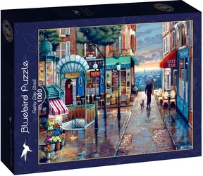 BlueBird Puzzle „Ein Spaziergang an einem Regentag“ / 1000 Teile / 69 x 47,8 cm