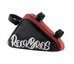 Rockbros G002 Flash Journey rot / Fahrradrahmentasche / dreieckig / 1,4 l