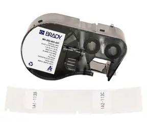 BRADY Selbstlaminierende, wendbare Vinyl-Etiketten / Druckeretiketten / für M410, BMP41, M510, BMP51, BMP53 und M511