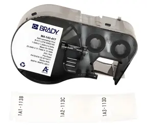 BRADY Etiketten für Etikettendrucker / Etiketten / Selbstklebend / Für M410, BMP41, M510, BMP51, BMP53, M511