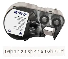 BRADY Etiketten für Etikettendrucker / Etiketten / Selbstklebend / für M410, BMP41, M510, BMP51, BMP53, M511