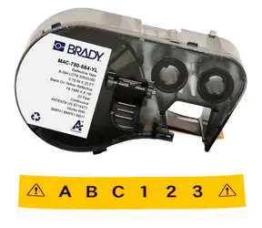 BRADY Etiketten für M410/BMP41/M510/BMP51/BMP53/M511 (M4C-750-584-YL) / Etiketten / Selbstklebend
