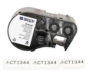 BRADY Polyester-Etiketten für BMP41/BMP51/BMP53/M511 / Druckeretiketten / 12,7 x 38,1 mm / Glänzend / 180 Stück