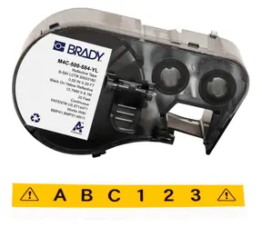 BRADY Etiketten für M410/BMP41/M510/BMP51/BMP53/M511 (M4C-500-584-YL) / Etiketten / Selbstklebend
