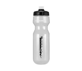 Rockbros Fahrradflasche, transparent, schwarzes Mundstück / Fahrradflasche / 750 ml