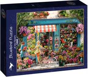 BlueBird Puzzle Im Blumenladen / 1000 Teile / 69 x 47,8 cm