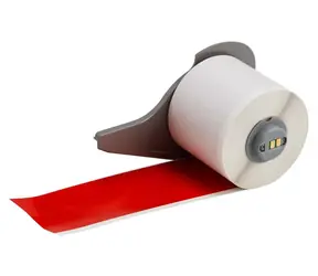 BRADY Allwetter-Vinylband Rot / Etikettendruckerband / Vinyl / 50,8 mm x 15,24 m / Für BMP71, M710