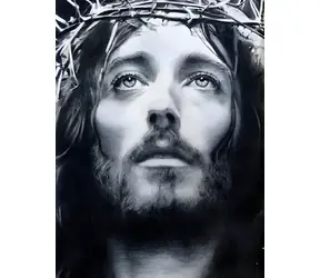 Norimpex Diamantmalerei Jesus mit der Dornenkrone / 30x40 cm
