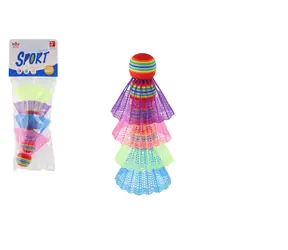 Teddys Badmintonkörbe, bunt, 4 Stück / Badmintonkörbe / Kunststoff / ab 3 Jahren