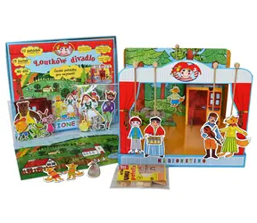 Puppentheater Tschechisch Märchen für die Kleinsten / 15 Puppen, 5 Szenen / ab 3 Jahren