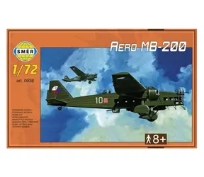 Směr Plastikmodell Aero MB-200 / 1:72 / 22,3 x 31,2 cm / ab 8 Jahren