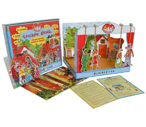 Rotkäppchen und das Lebkuchenhaus - Puppentheater / 9 Puppen, 5 Szenen / ab 3 Jahren