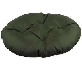 Hunde-Fantasie-Kissen, khaki, 72 x 58 x 8 cm / rund / Polyester, Polypropylen / abnehmbarer Bezug / maschinenwaschbar