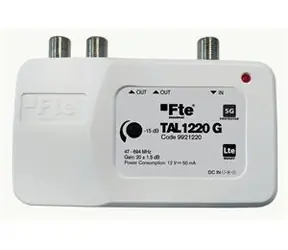 FTE TAL 1220G / Leitungsverstärker / 5G LTE-Filter / Verstärkungsregler / 2x Ausgang