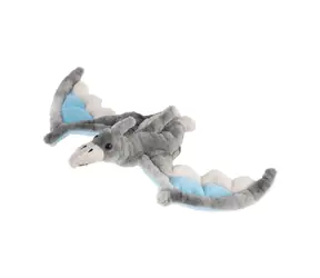 TEDDIES Plüsch-Pterosaurier, grau, 40 x 28 cm / Plüschtier / ab 0 Monaten