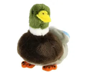 TEDDIES Plüsch-Stockente 18 cm / Gefüllt mit Kugeln / ab 0 Monaten