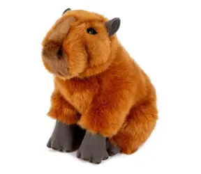 TEDDIES Plüsch-Capybara, sitzend, 25 cm / Plüschtier / ab 0 Monaten