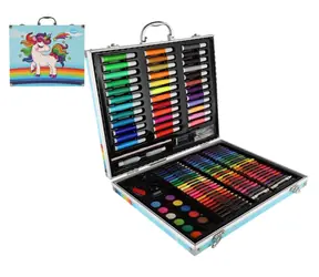 TEDDIES Kreativset Kunstbox / 150 Stück / Koffer / 36 x 31 x 5 cm