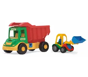 Wader Car Multitruck mit Lader / 38 cm / Kunststoff / ab 12 Monaten
