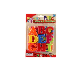 TEDDIES Magnetbuchstaben, 27 Stück / Kunststoff / Auf Karte / Ab 3 Jahren