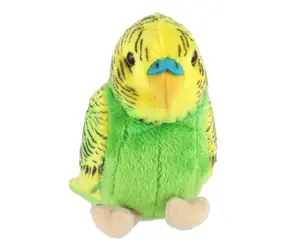 TEDDIES Plüschsittich grün / 19 cm / ab 0 Monaten