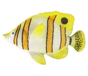 Rappa Gummifisch gelb 10 cm / Bade- und Trockenspielzeug