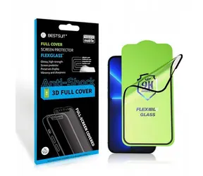 Bestsuit Flexible 5D Full Glue schwarz / Hybridglas / XIAOMI Redmi Note 15 Pro 5G