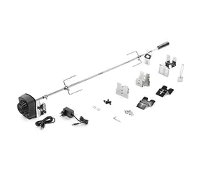 Fieldmann FZG 9031 Grillnadel mit Motor / Edelstahl / Länge 80 cm / Für FZG 3005, 3010, 3013, 3018, 3025