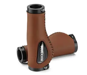 Rockbros 40720001002 braun / Fahrradgriff / Leder