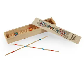 Rappa Holz-Mikado / Brettspiel / Holzstäbchen / Blisterverpackung