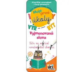 JIRI MODELS Abwischbare Karten mit benannten Wörtern / Meine ersten Aufgaben / 20 Karten / Marker im Lieferumfang enthalten