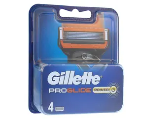 Gillette Fusion5 Proglide Power Ersatzklingen, 4 Stück