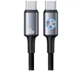 USAMS SJ752 Tarnish / Datenkabel / USB-C (M) - USB-C (M) / 60 W / 1,2 m